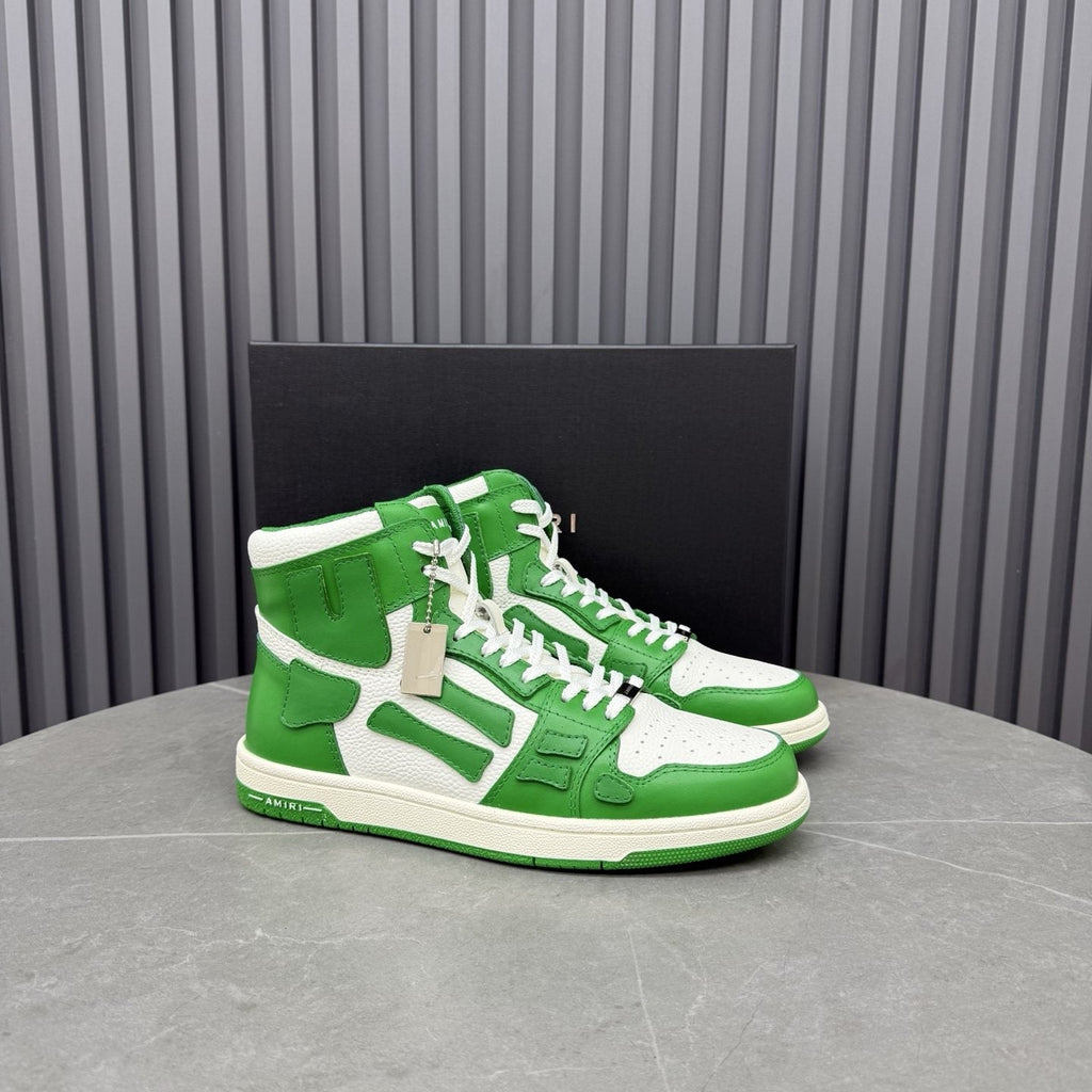 AMIRI Two-Tone High-Top Sneakers — front