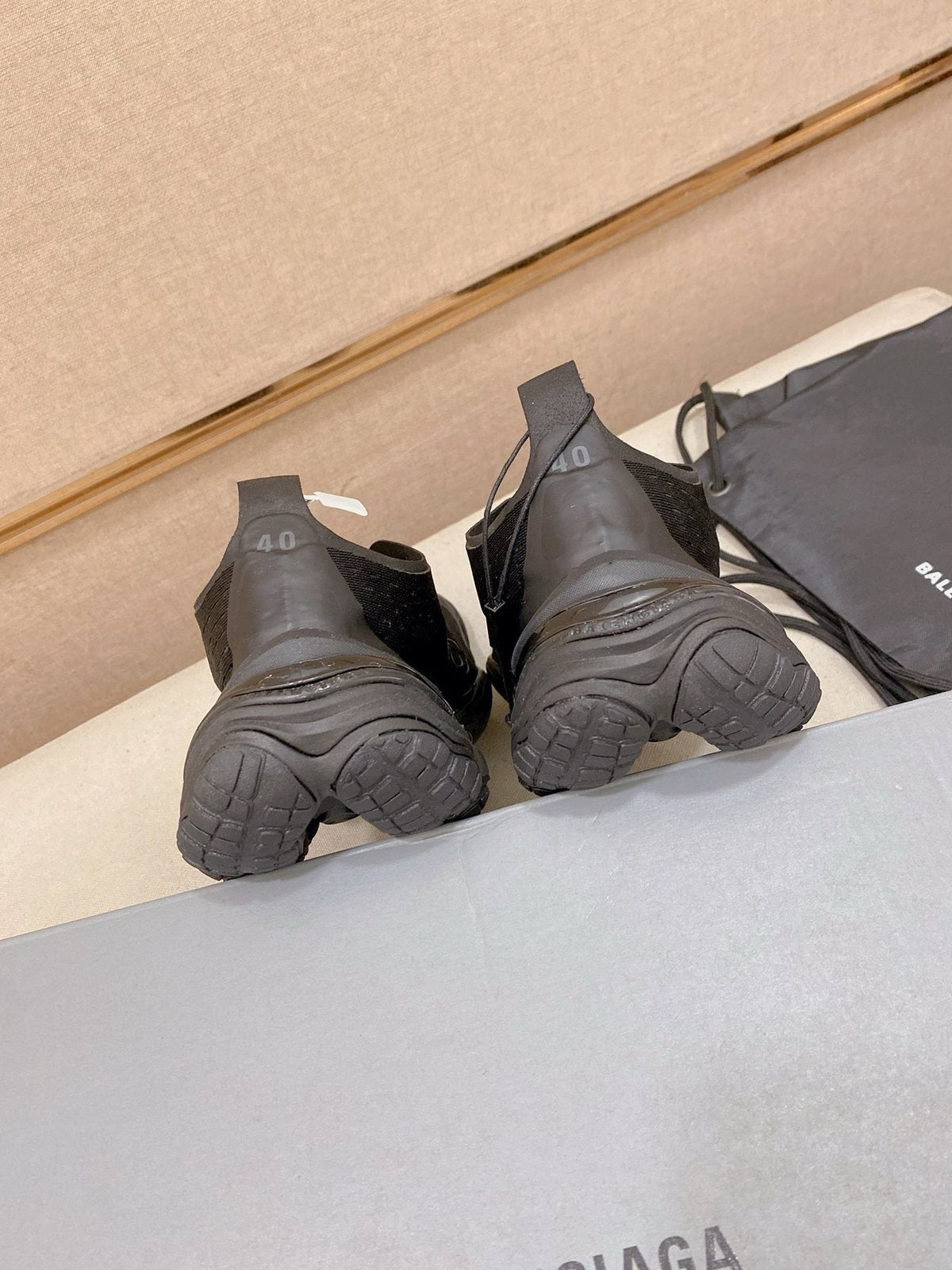 Balenciaga Anatomic Runner Five-Toe Sneakers — back